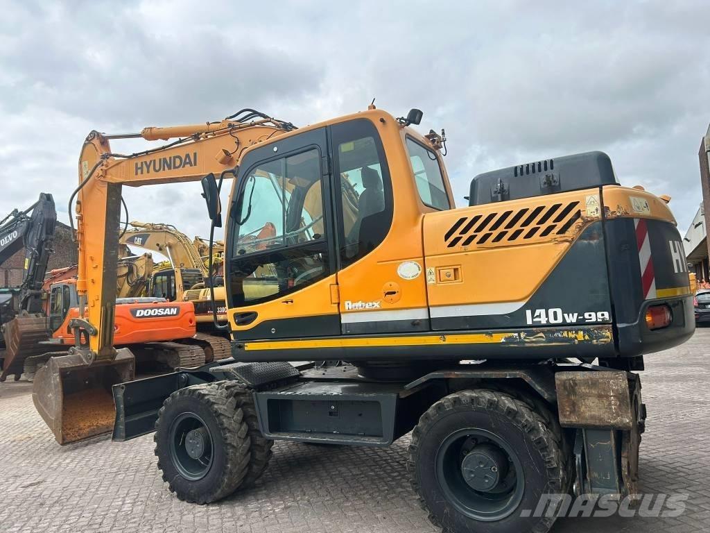 Hyundai 140W-9A Gumikerekes kotrók