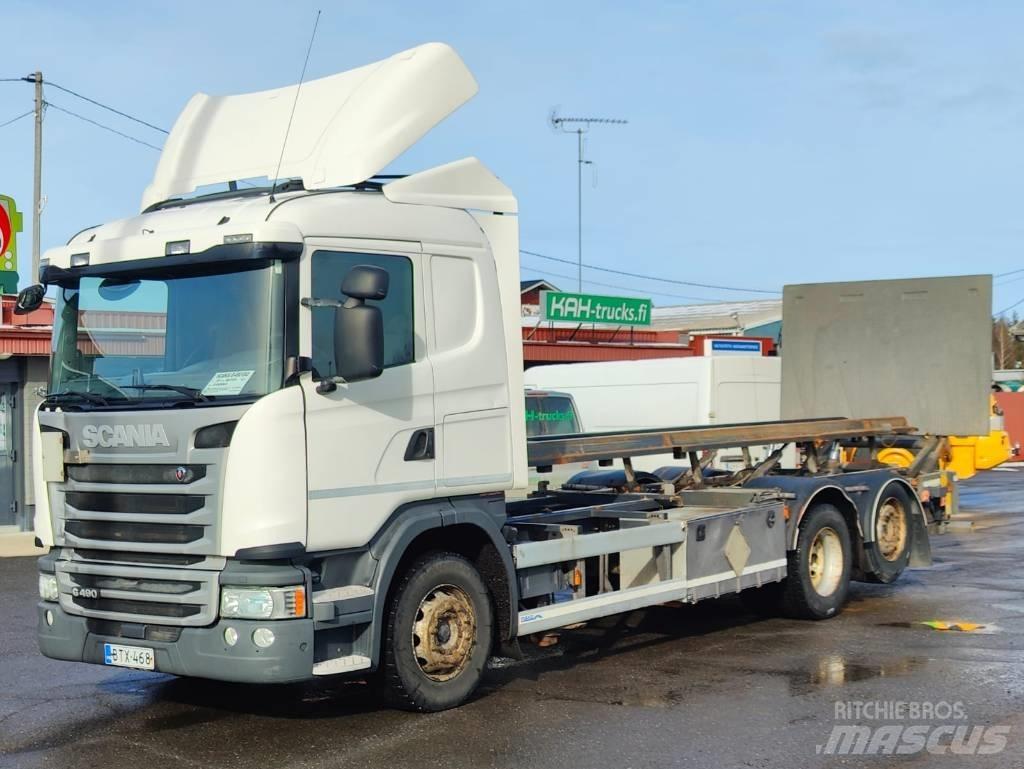 Scania G 490 Konténer keretes / Konténeres teherautók