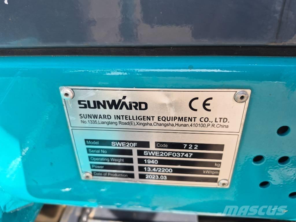 Sunward SWE 20 F Mini kotrók < 7t