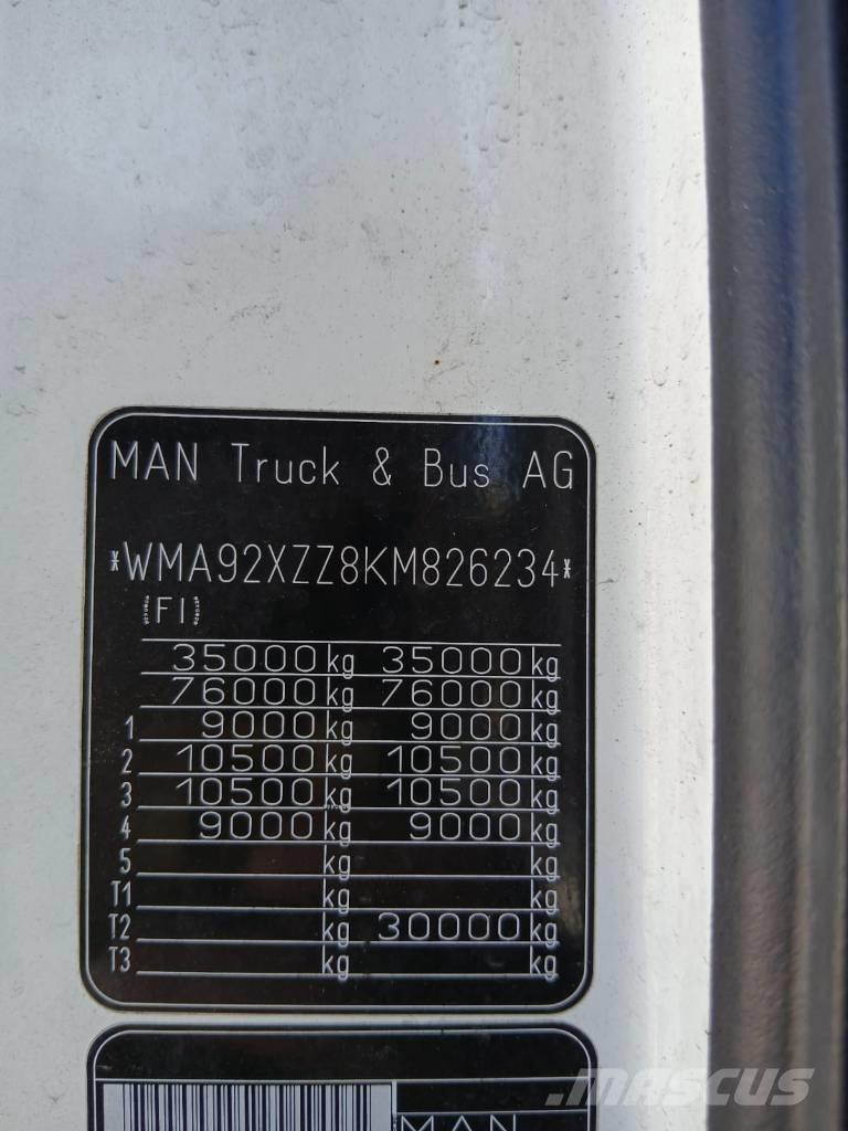 MAN TGX 35.580 Járműszállítók