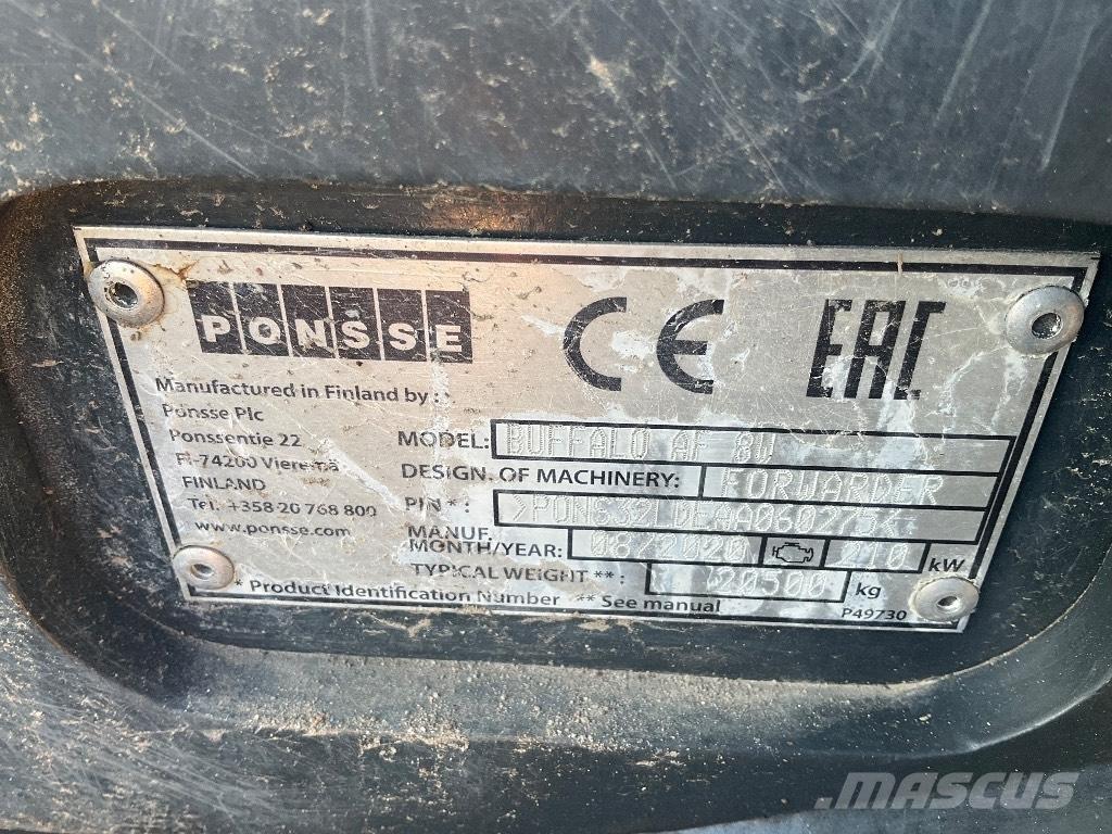 Ponsse BUFFALO AF 8W Kihordók