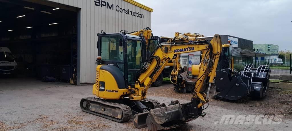 Komatsu PC30MR-5 Mini kotrók < 7t