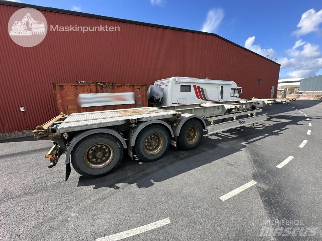 Fliegl SDS 400 Konténerkeret / Konténeremelő félpótkocsik