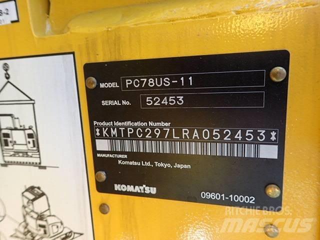 Komatsu PC78US-11 Lánctalpas kotrók