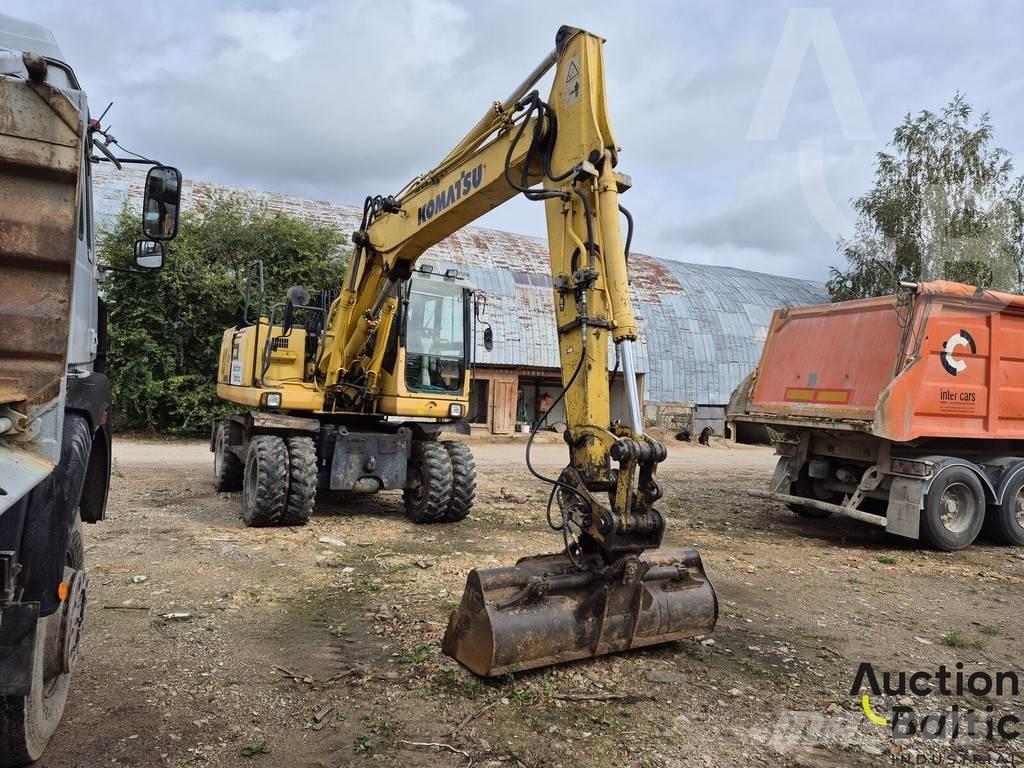 Komatsu PW160-7 Gumikerekes kotrók
