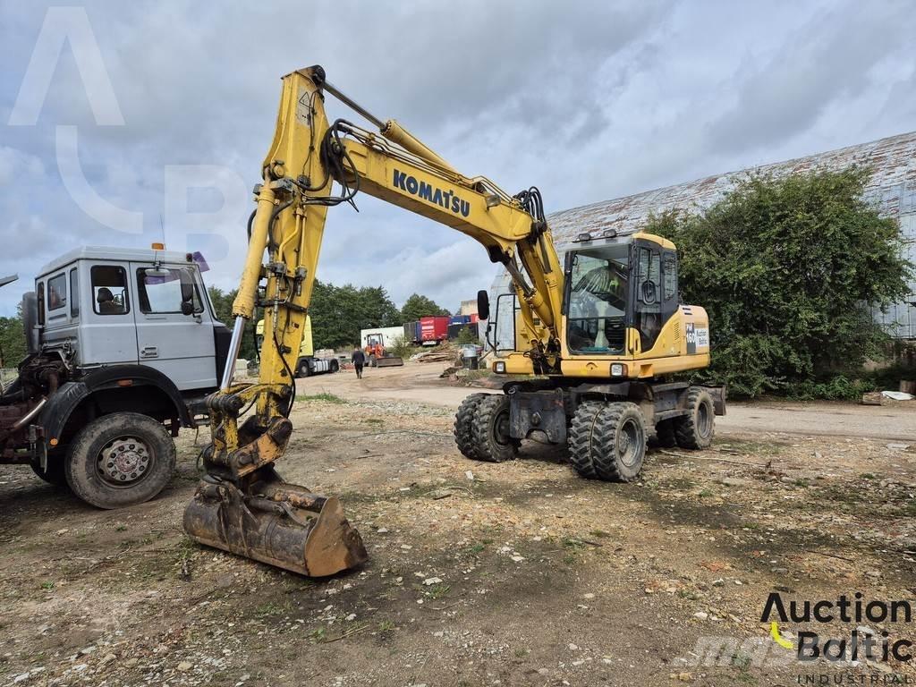 Komatsu PW160-7 Gumikerekes kotrók