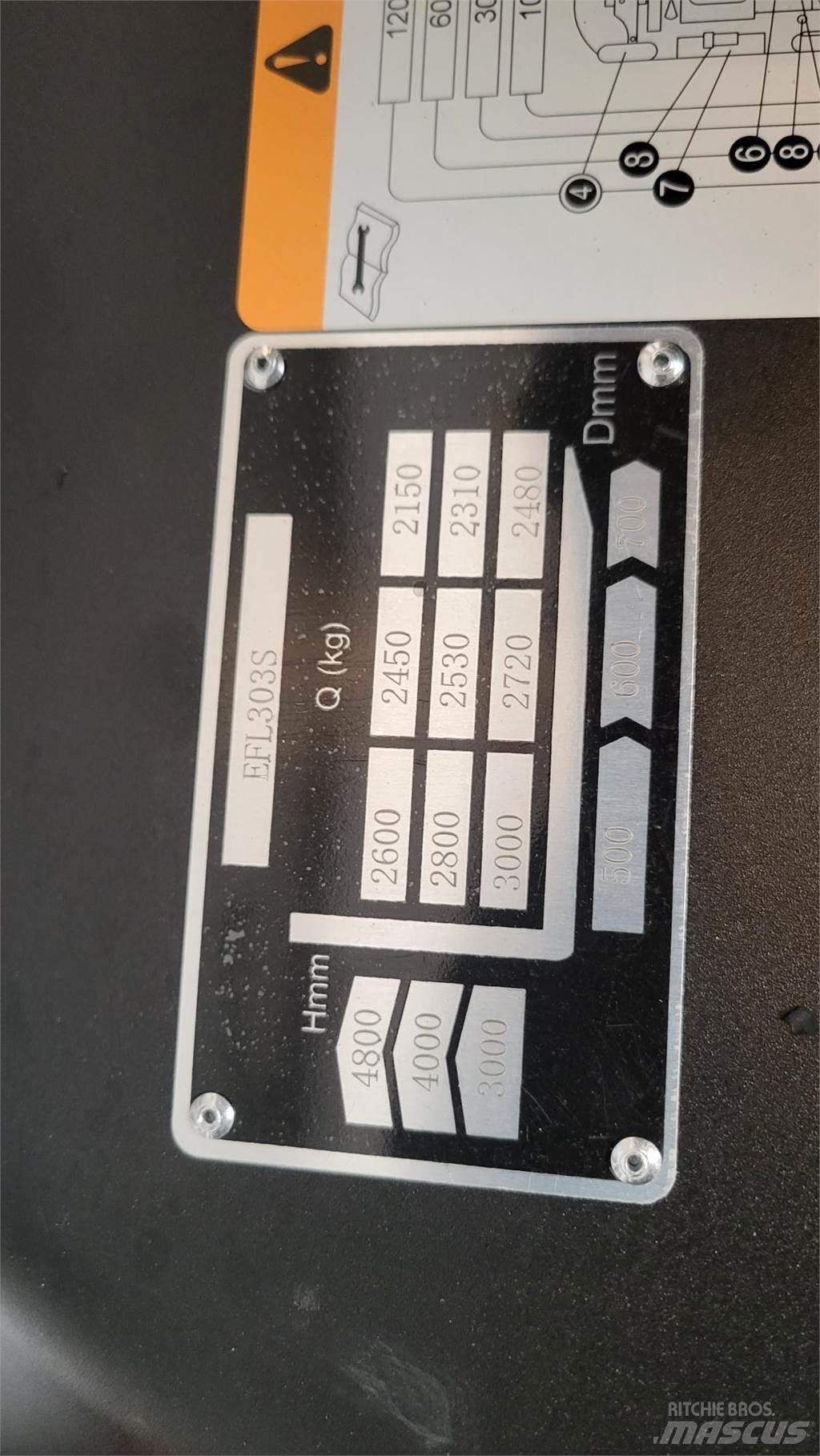  EFL253-S Elektromos targoncák