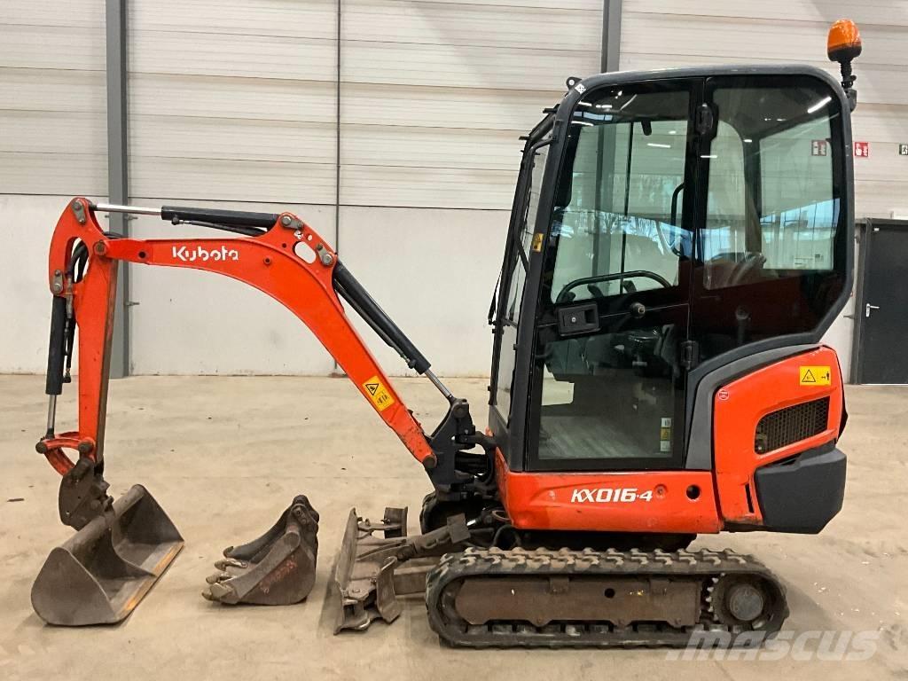 Kubota KX 016-4 Mini kotrók < 7t