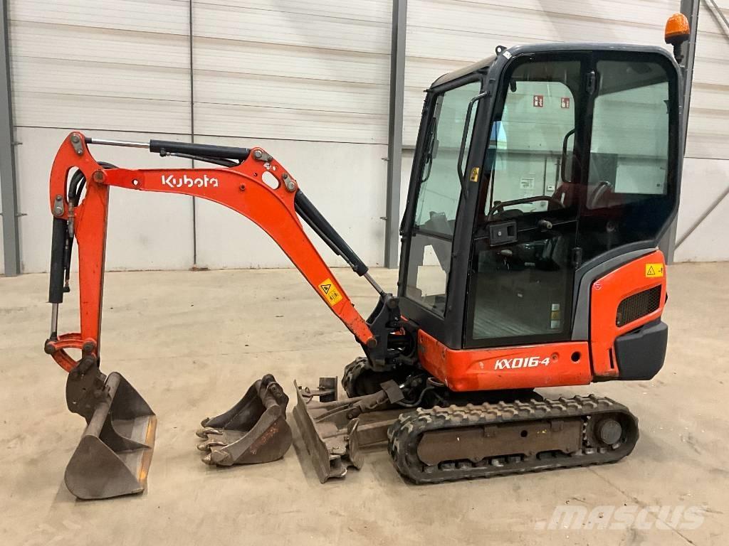 Kubota KX 016-4 Mini kotrók < 7t