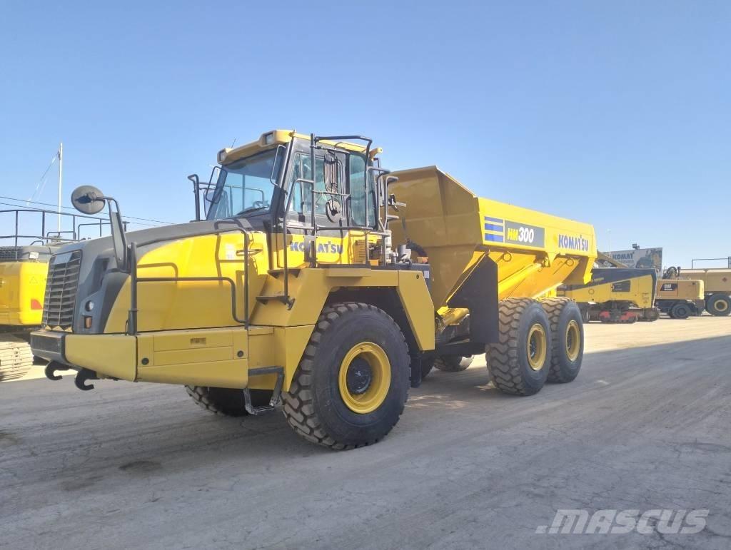 Komatsu HM 300-5EO Csuklósdömperek