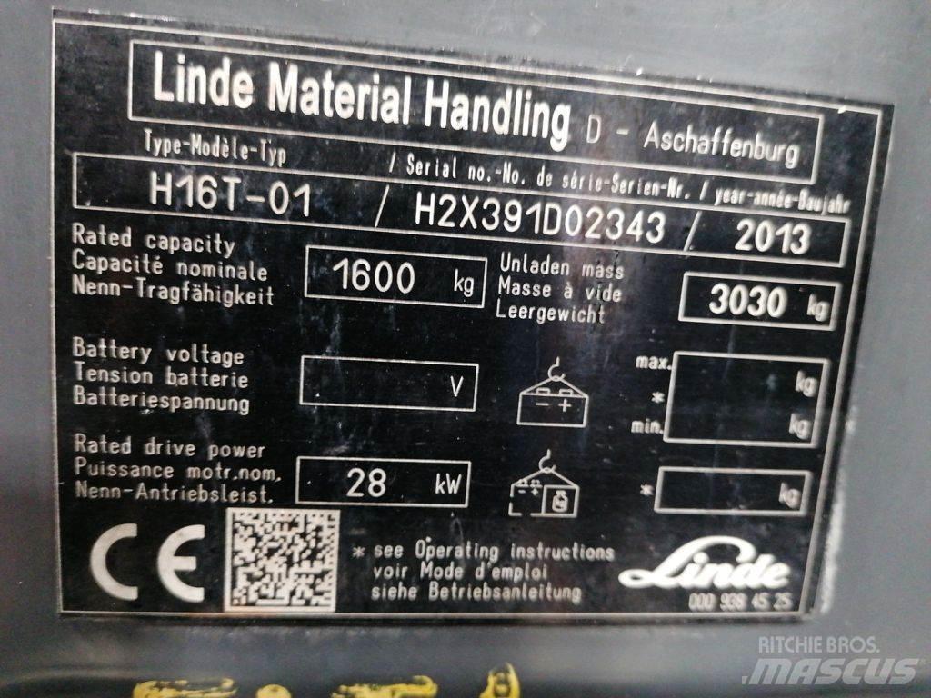 Linde H16T-01 Gázüzemű targoncák
