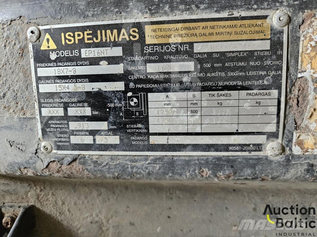 CAT EP 16 NT Elektromos targoncák