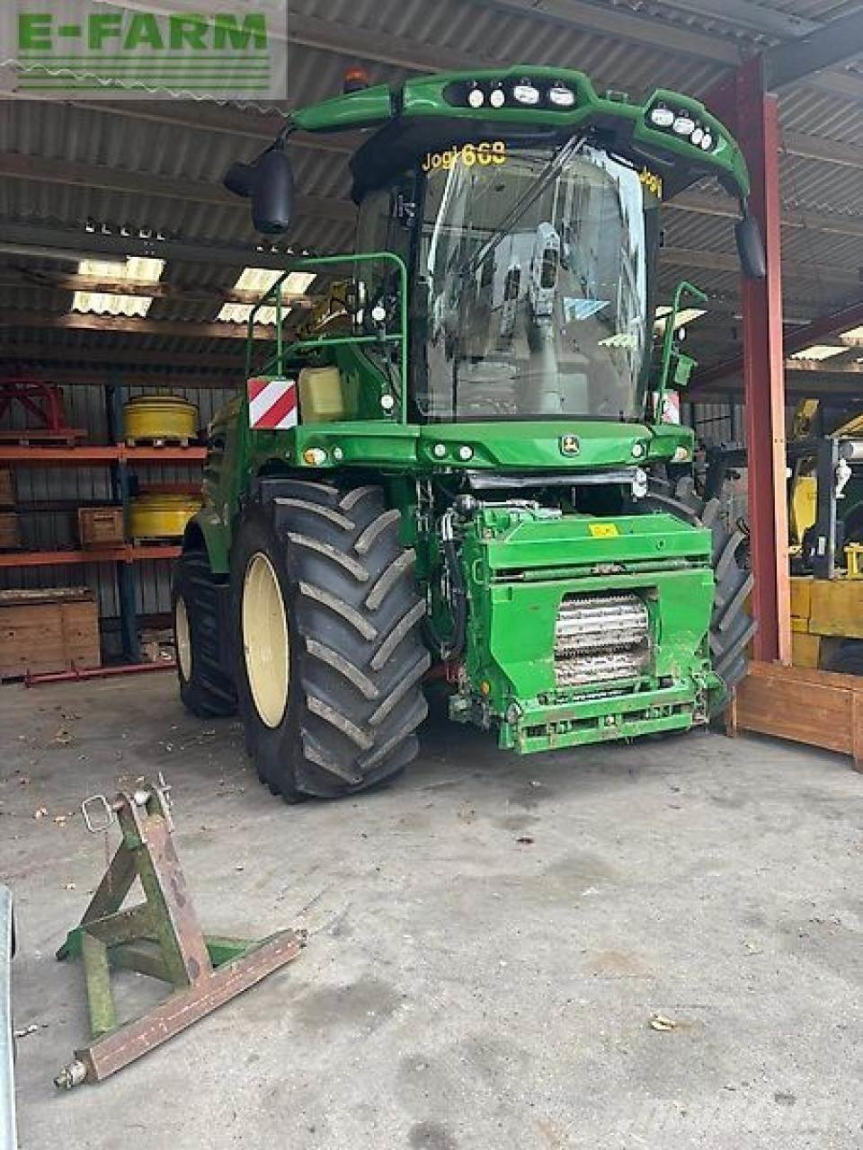 John Deere 8600 Önjáró szecskázók