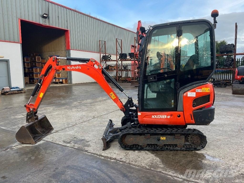 Kubota KX 018-4 Mini kotrók < 7t
