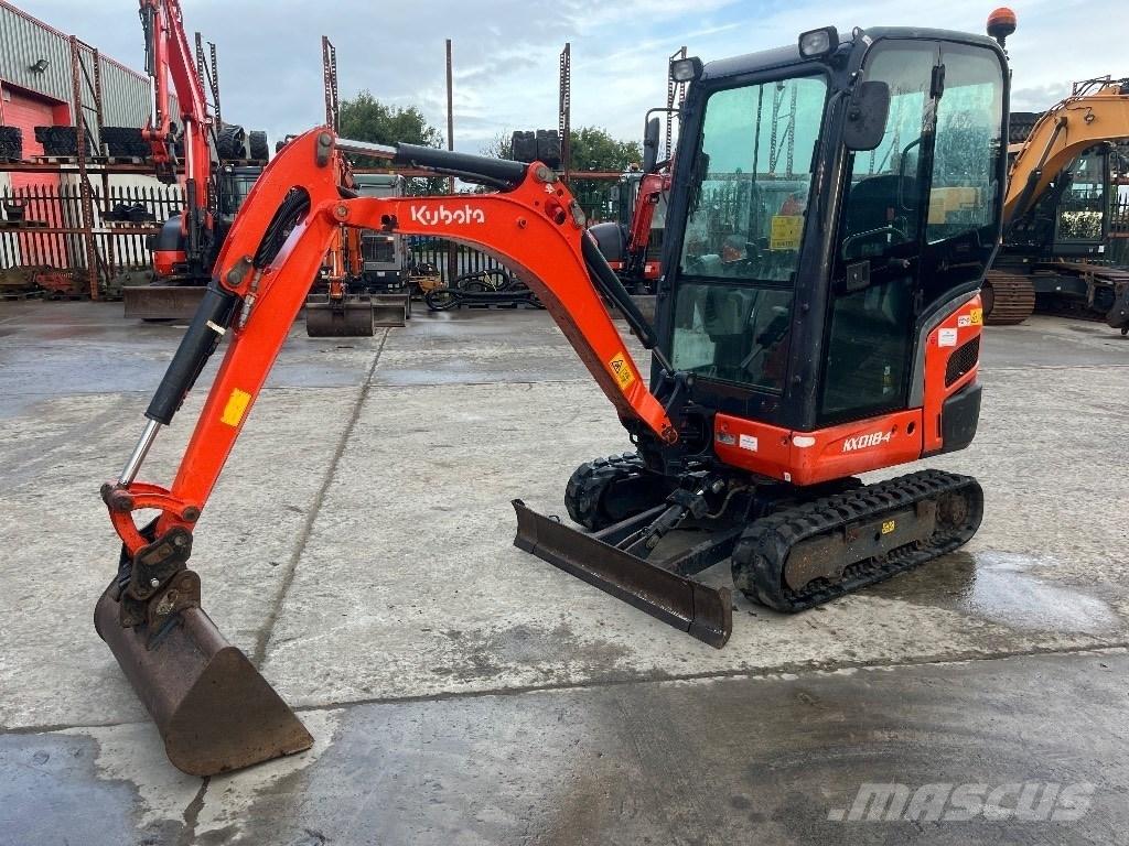 Kubota KX 018-4 Mini kotrók < 7t