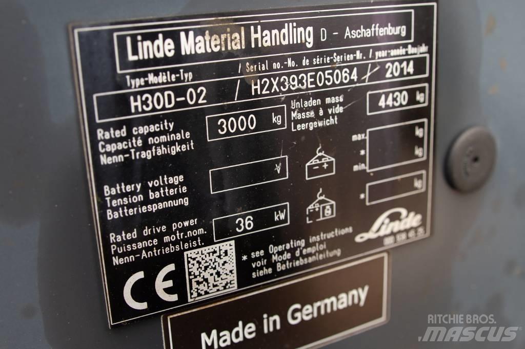 Linde H30D-02 Dízel targoncák