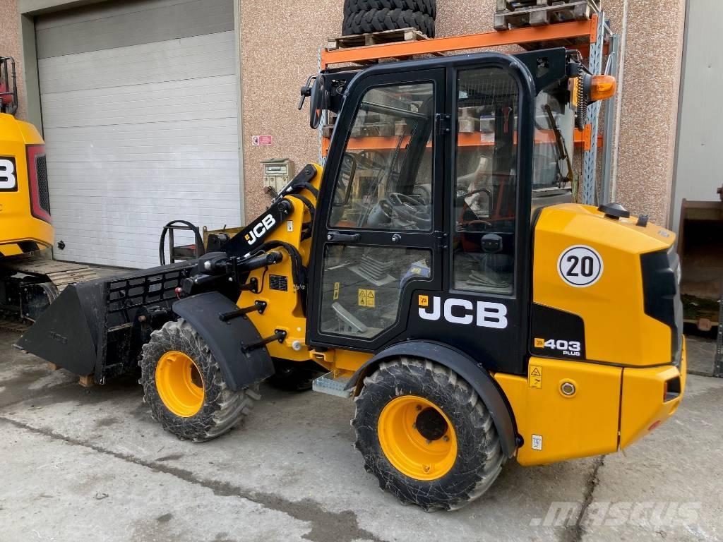 JCB 403 PLUS Gumikerekes homlokrakodók