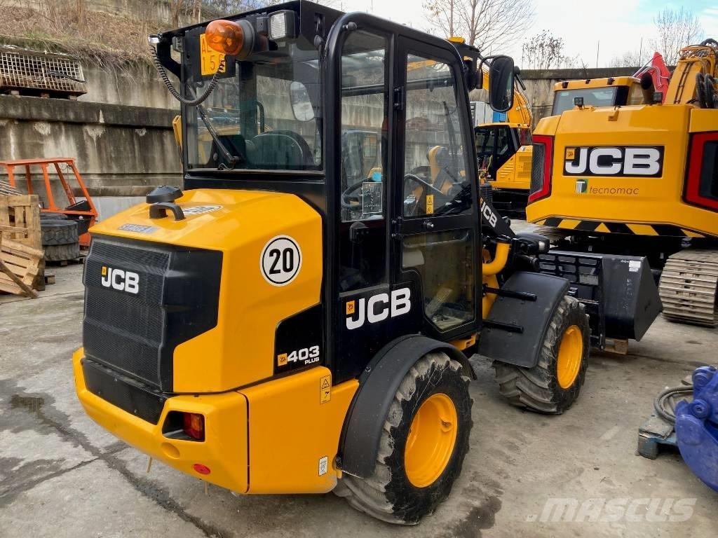 JCB 403 PLUS Gumikerekes homlokrakodók