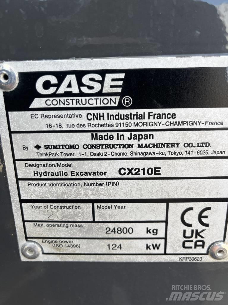 CASE CX 210 E Lánctalpas kotrók