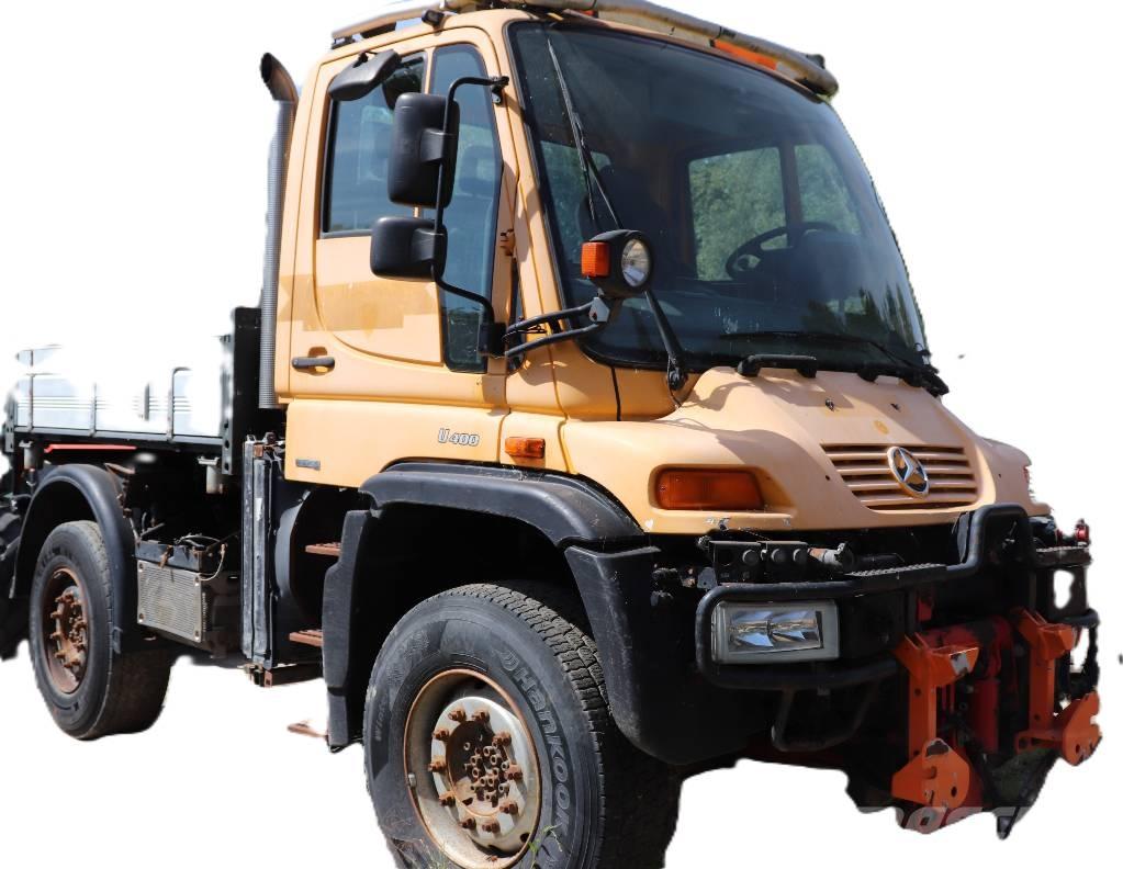 Unimog U400 Platós / Ponyvás teherautók