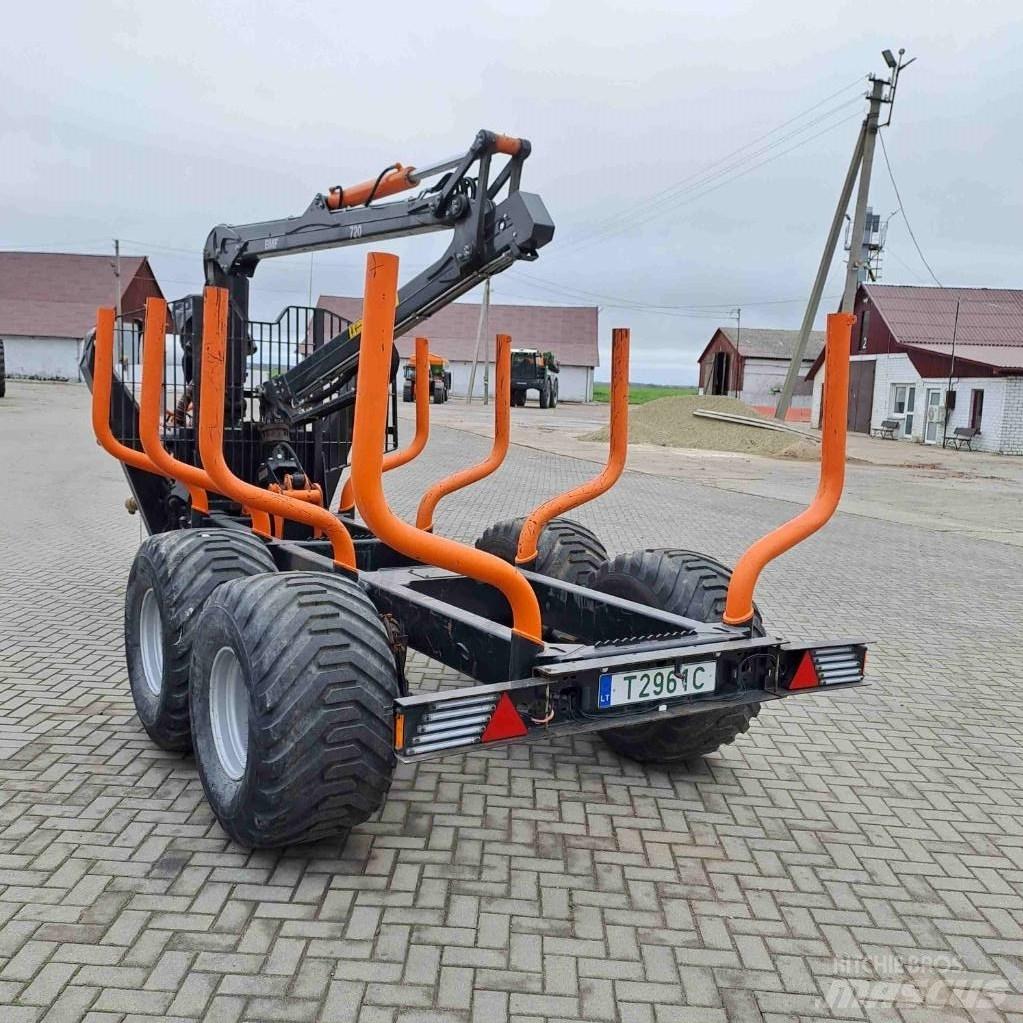 BMF 720 Rönkszállító pótkocsik