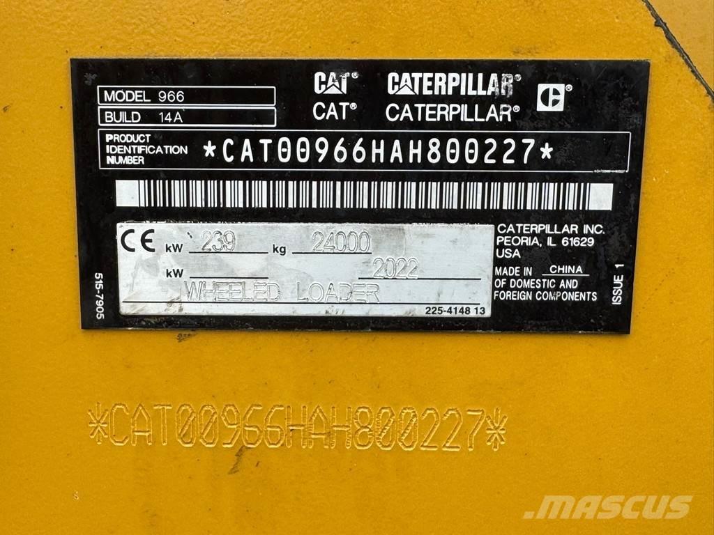 CAT 966 Gumikerekes homlokrakodók