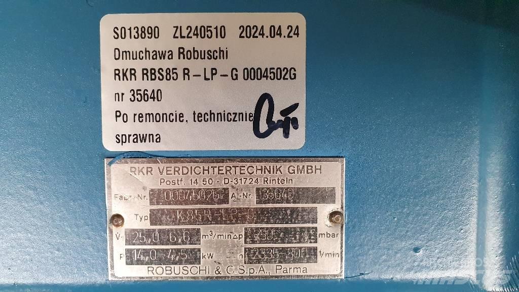 Robuschi RBS 85 Kompresszor tartozékok