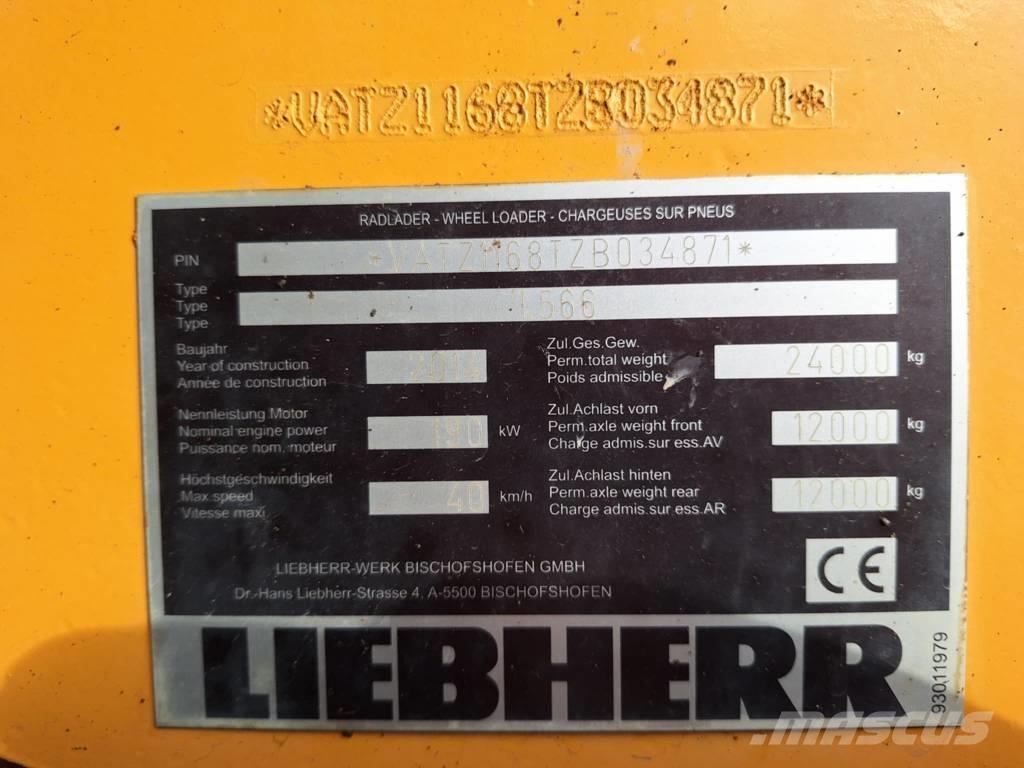 Liebherr L 566 Gumikerekes homlokrakodók