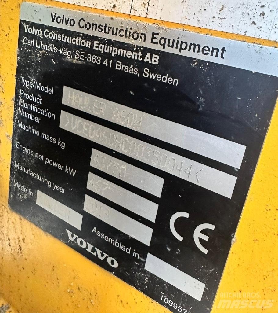 Volvo A 60 H Csuklósdömperek