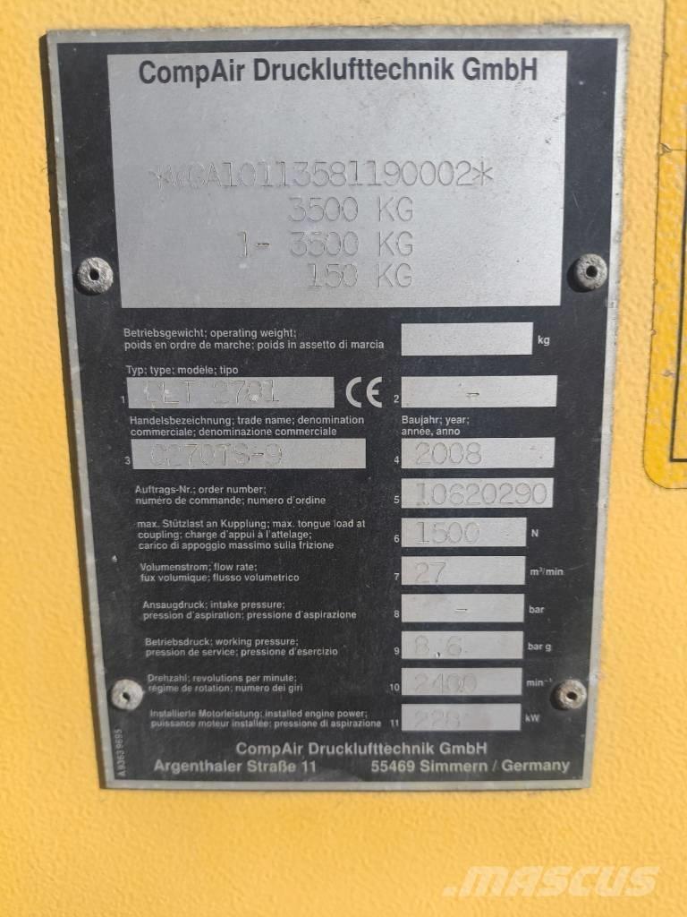 Compair DLT2701 Kompresszorok