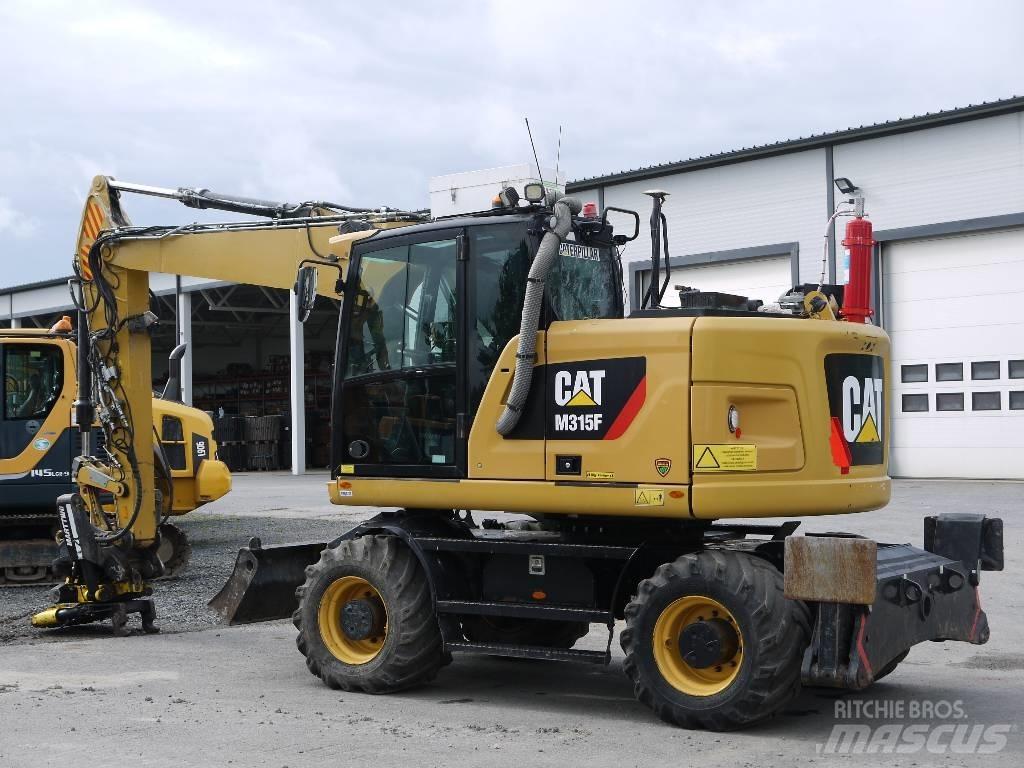 CAT M 315 F Gumikerekes kotrók