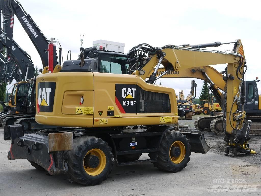 CAT M 315 F Gumikerekes kotrók