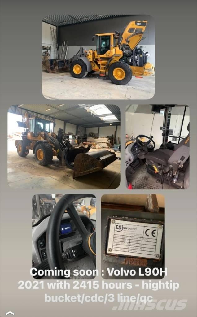 Volvo L 90 H Gumikerekes homlokrakodók