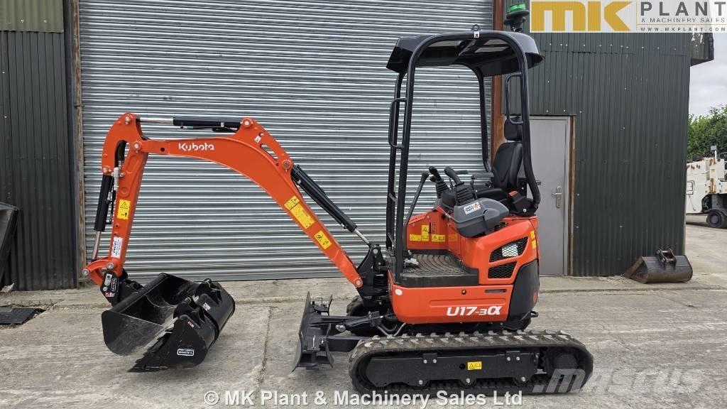 Kubota U 17-3a Mini kotrók < 7t