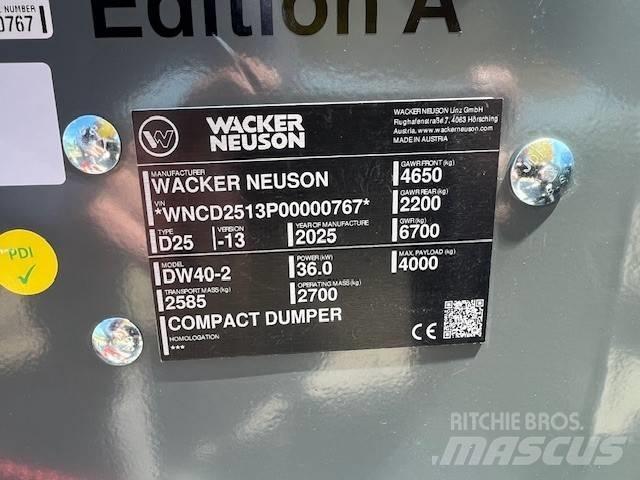 Wacker Neuson DW 40 Csuklósdömperek