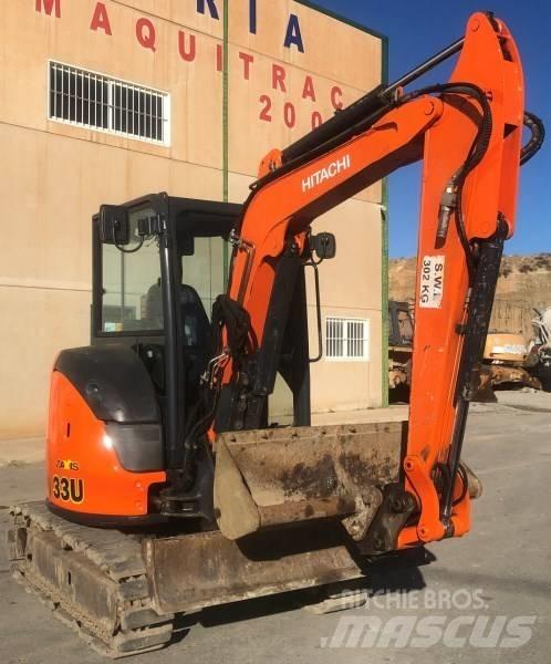 Hitachi ZX 33 U-5 A Mini kotrók < 7t