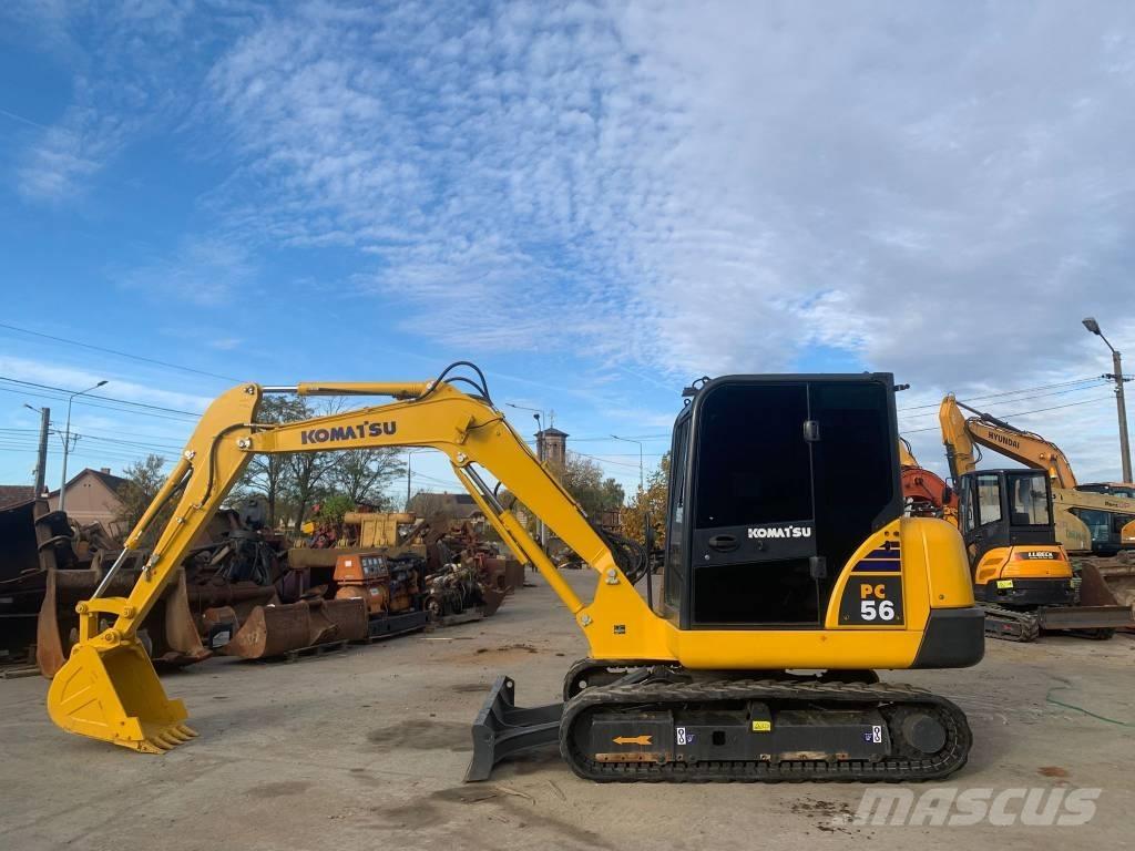 Komatsu PC 56-7 Mini kotrók < 7t