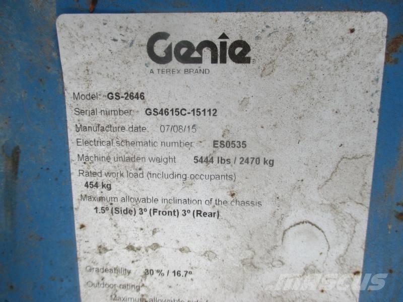 Genie GS 2646 Ollós emelők