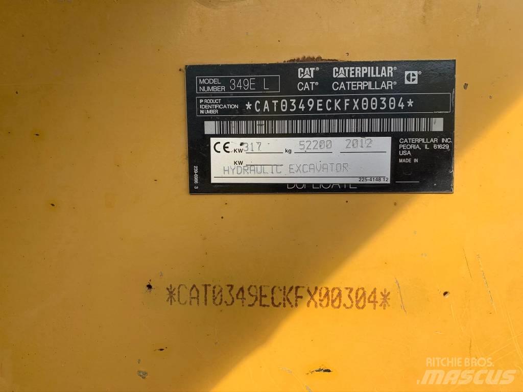 CAT 349 E Lánctalpas kotrók