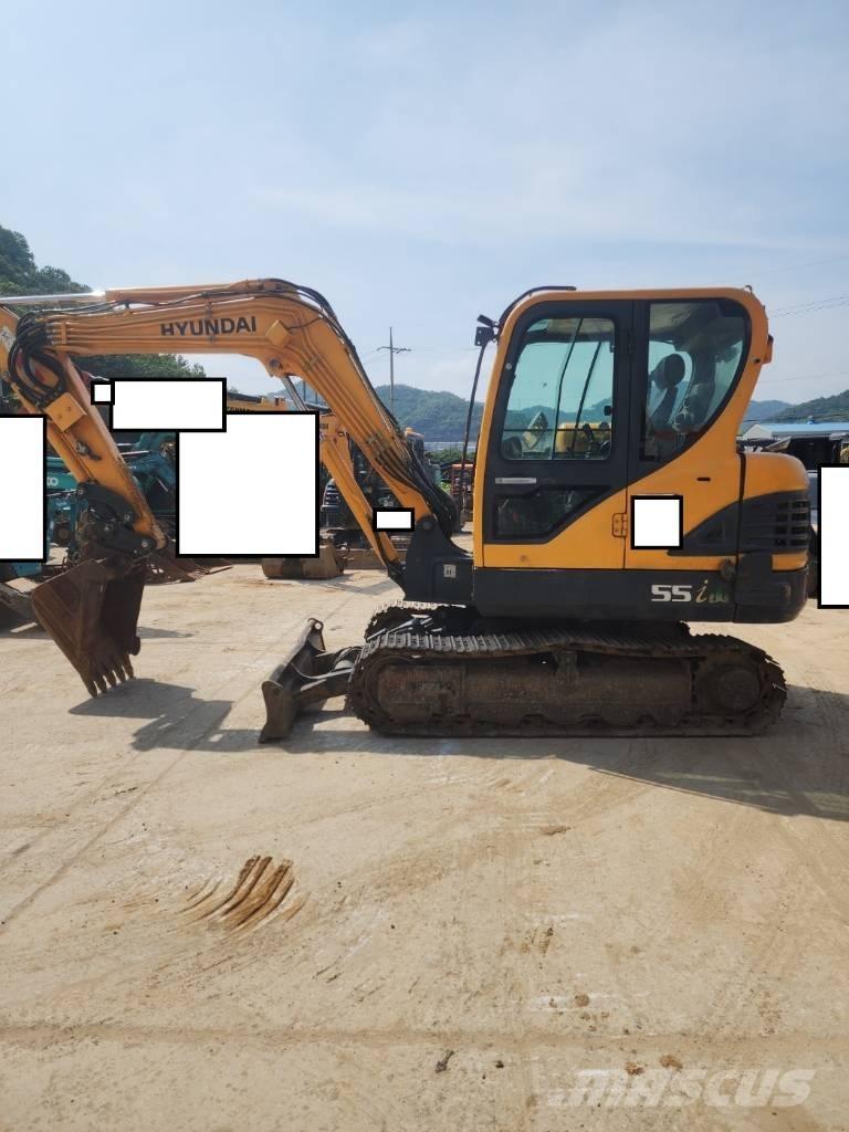 Hyundai Robex 55 Mini kotrók < 7t