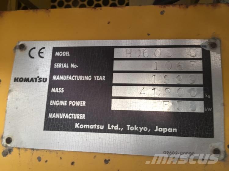 Komatsu HD 605-5 Nehézdömper
