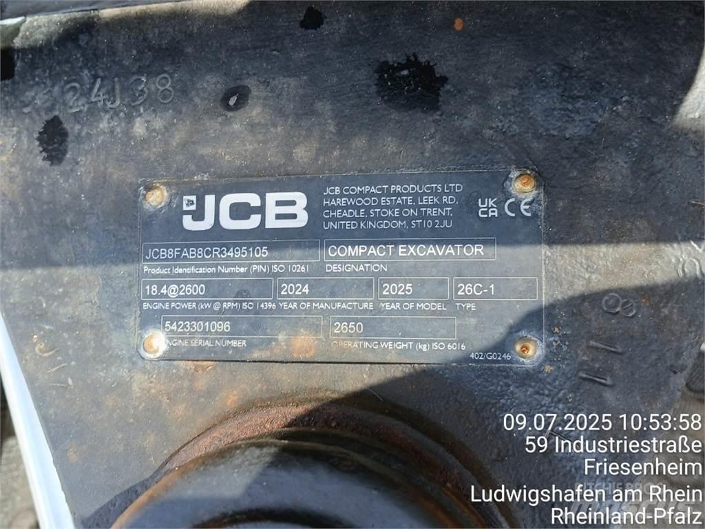 JCB 26C-1 Mini kotrók < 7t