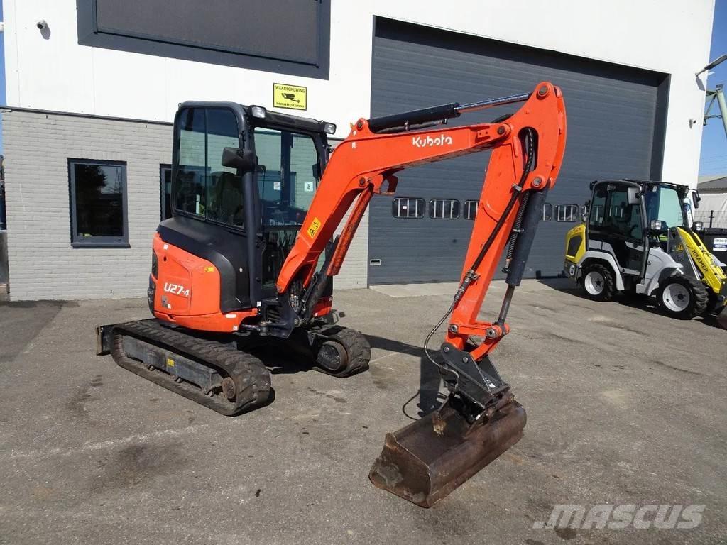 Kubota U27-4 Mini kotrók < 7t