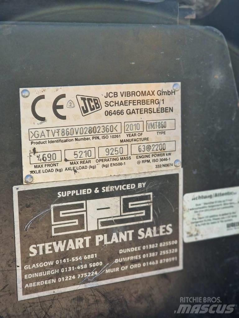 JCB Vibromax VMT 860 Ikerdobos hengerek