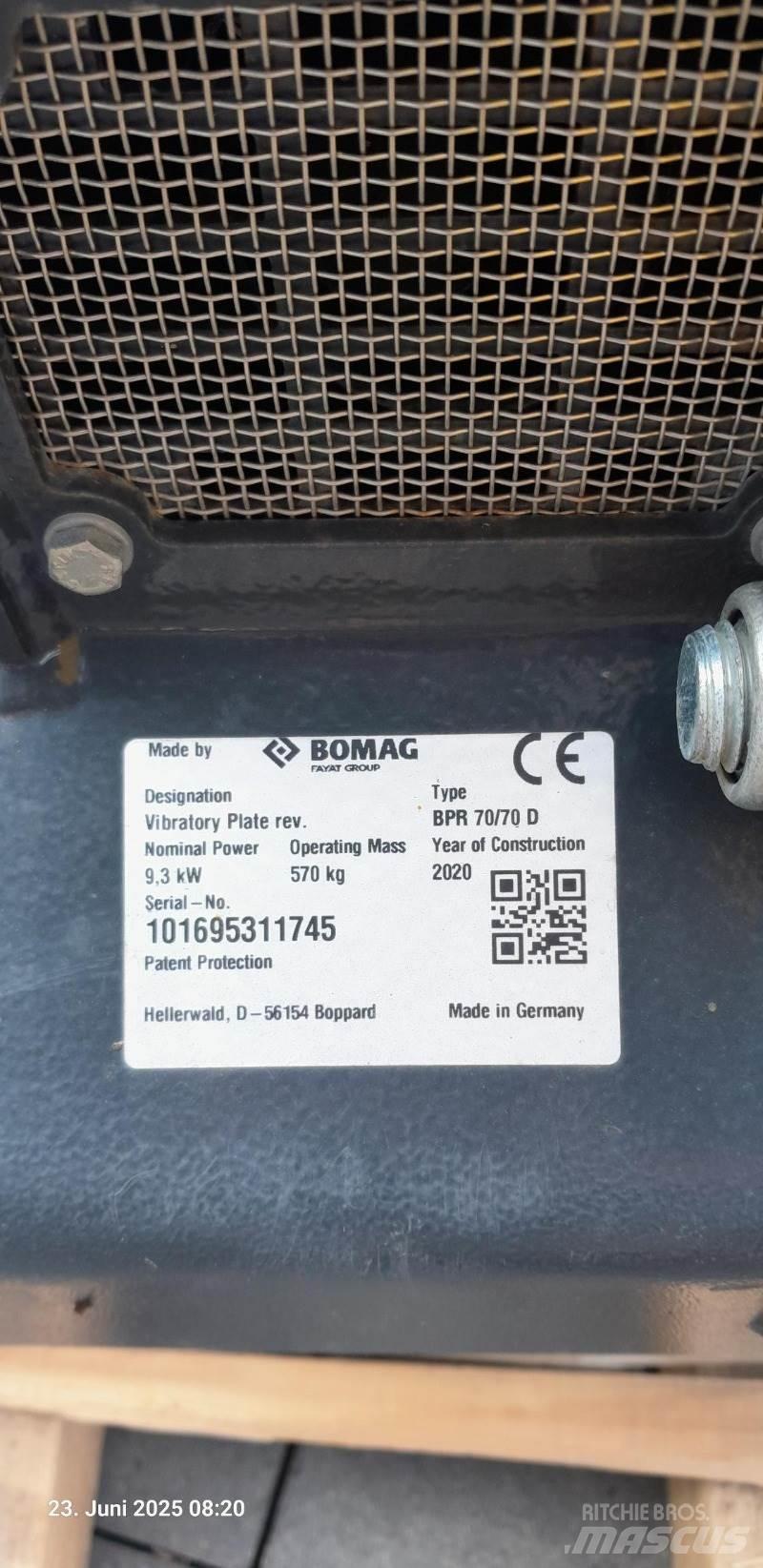 Bomag BPR 70/70 DE Vibrátorok