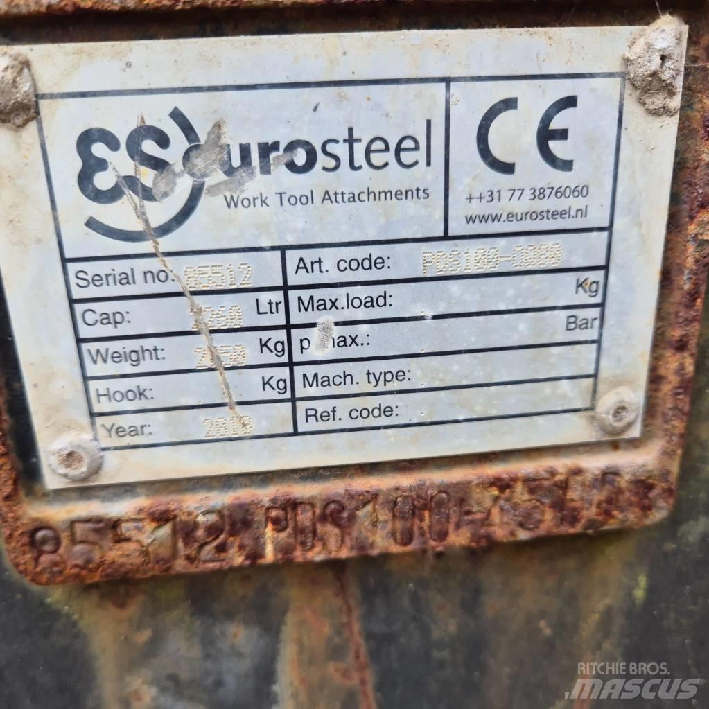 Eurosteel bucket Rotátoros törőkanalak