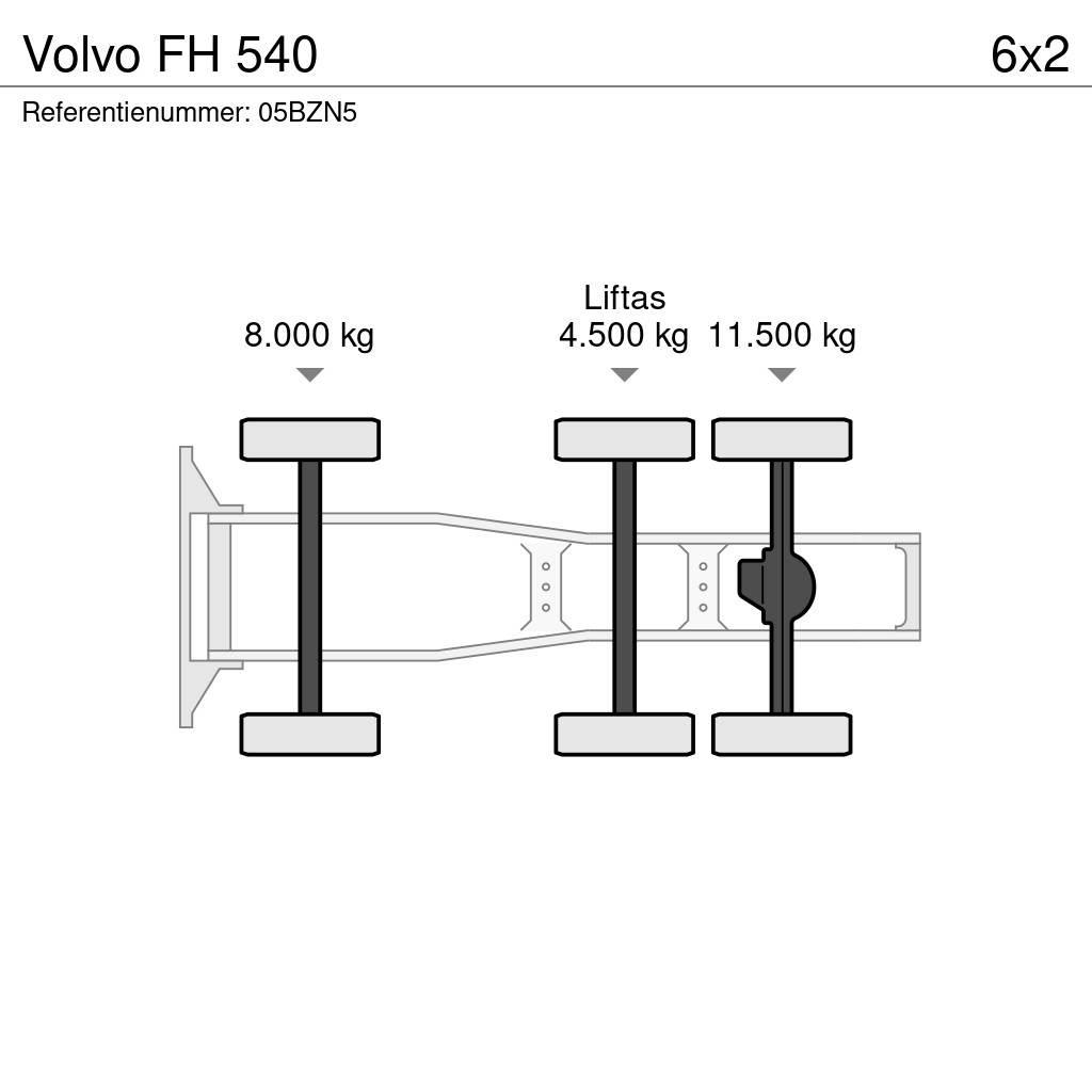 Volvo FH 540 Nyergesvontatók