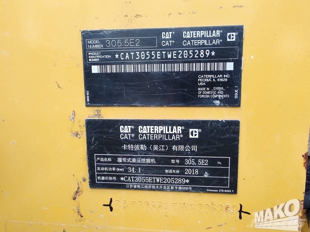 CAT 305.5 Lánctalpas kotrók