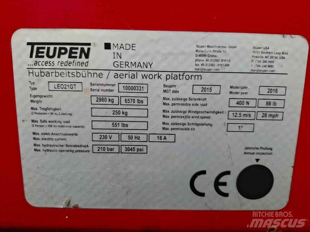Teupen LEO 21 GT Karos emelők