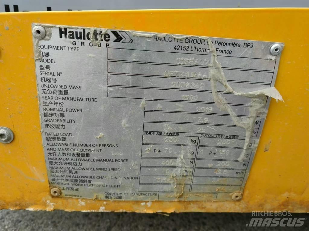 Haulotte OPTIMUM 8 Ollós emelők